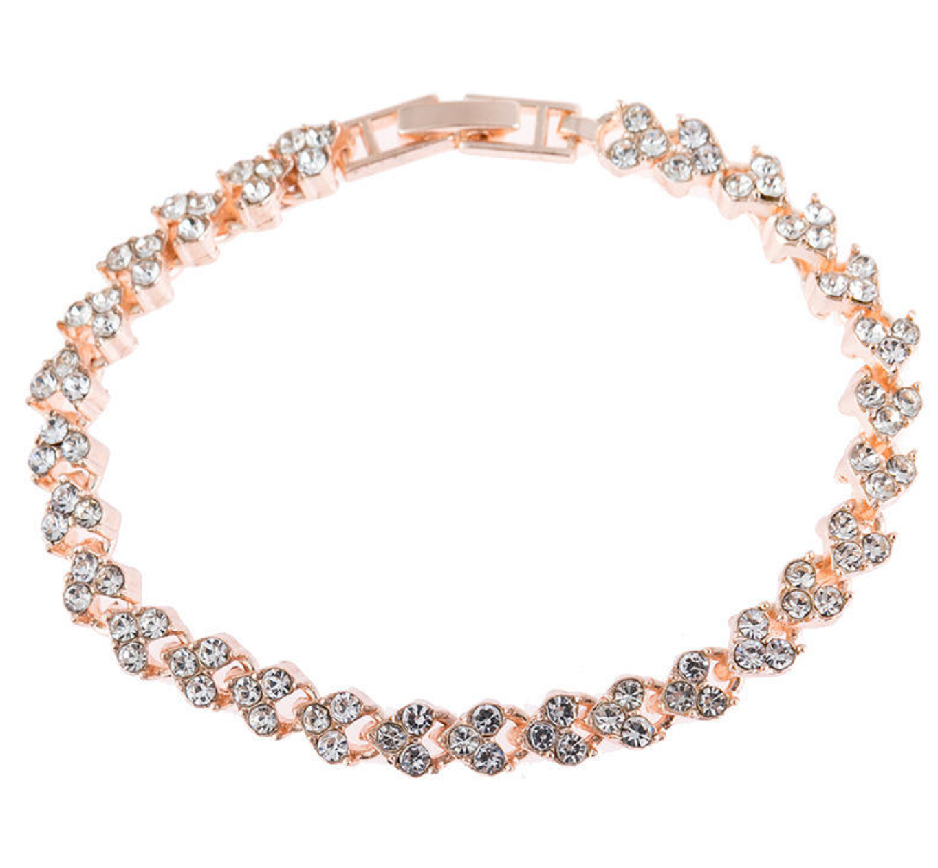 Simple Crystal Gemstone Zircon Bracelet for Women