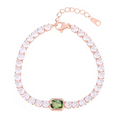 Korean Fashion Multicolor Zircon Tennis Bracelet
